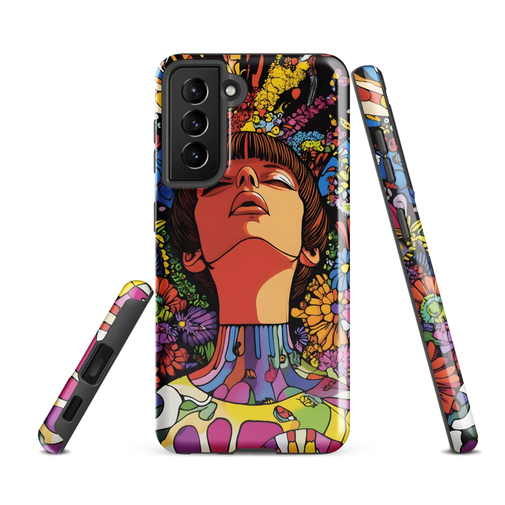 Vibrant Ecstasy: A Psychedelic Portrait