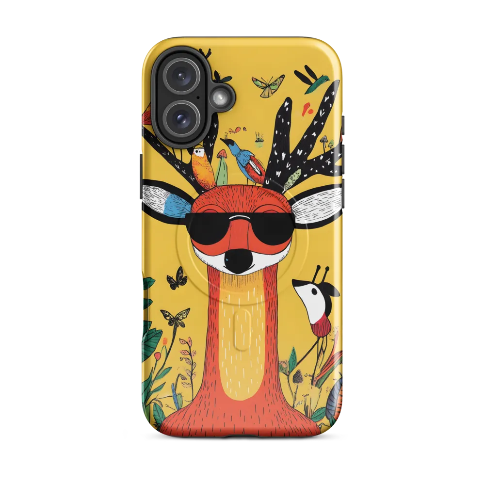 Playful Deer with Sunglasses