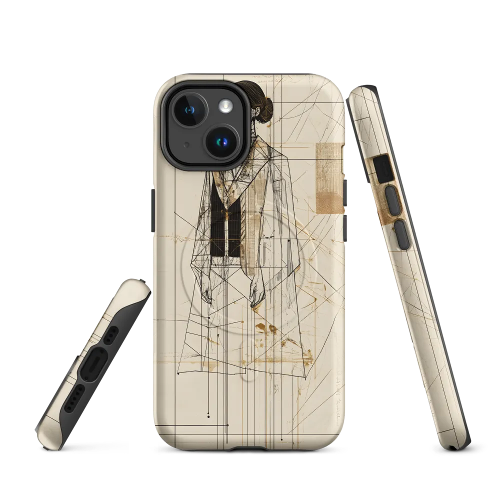 Elegance in Lines | Phone Case |  14 | MagSafe® Tough Case | Matte