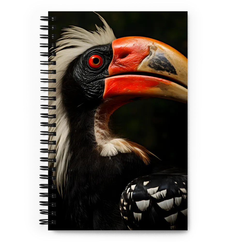 Majesty of the Hornbill | Spiral Notebook