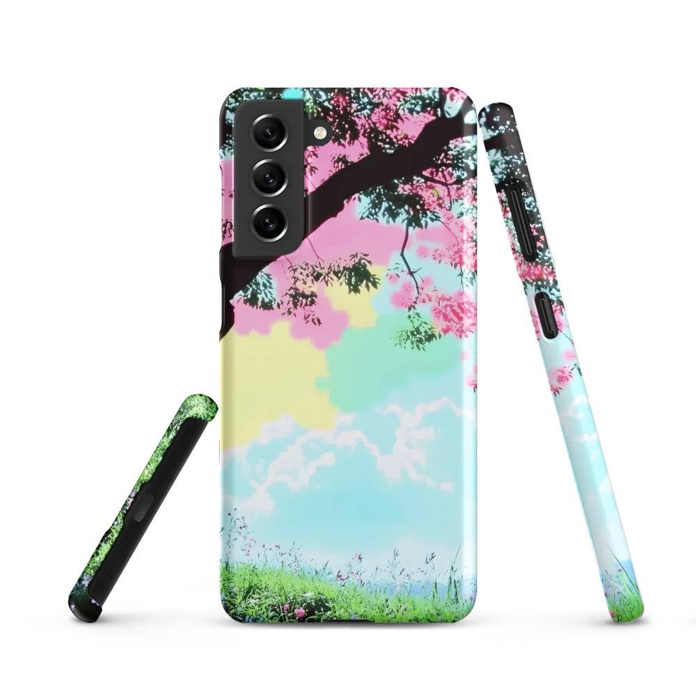 Pastel Dreams: A Surreal Tree Landscape