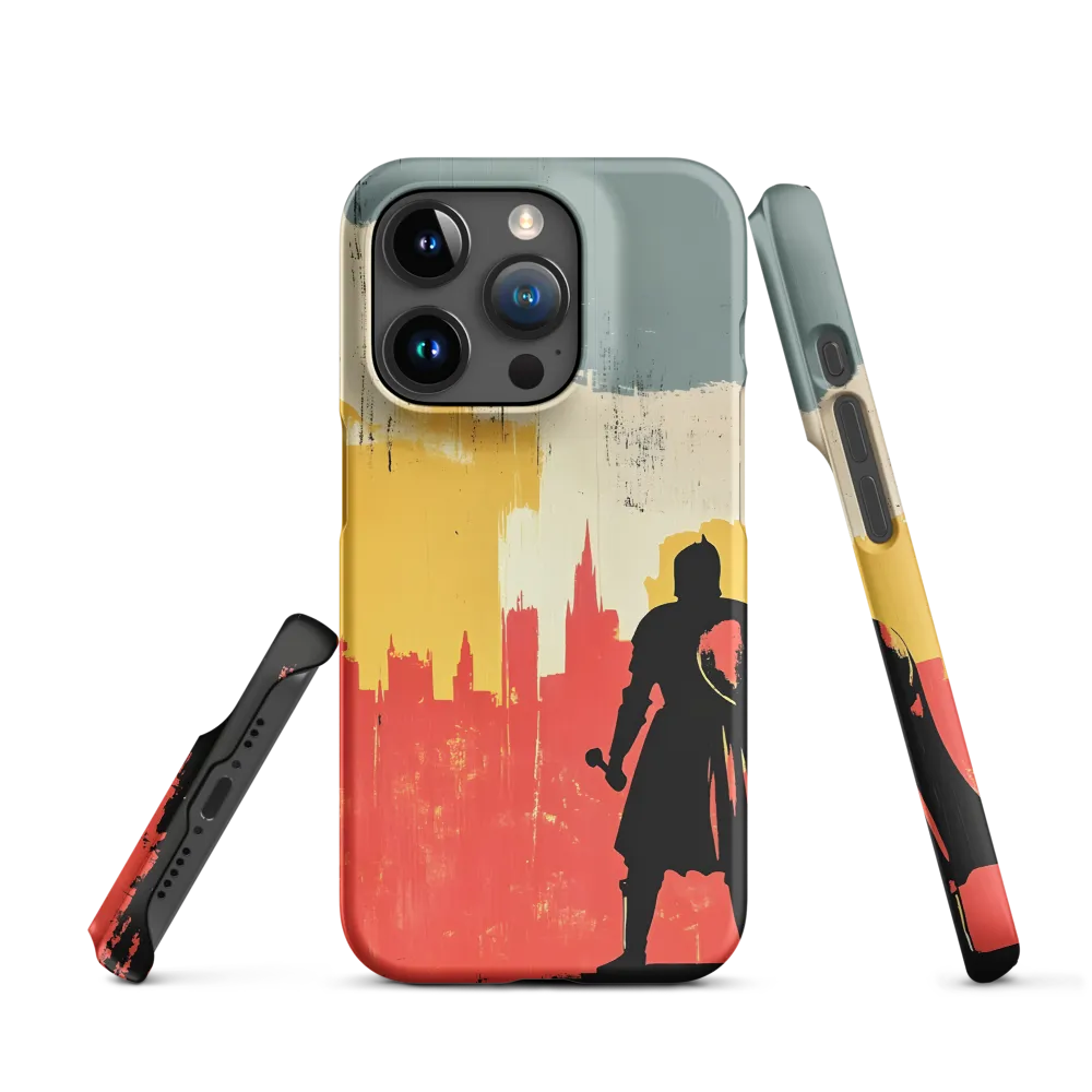 Hero in the Urban Dawn | Phone Case |  15 Pro | Snap Case | Matte