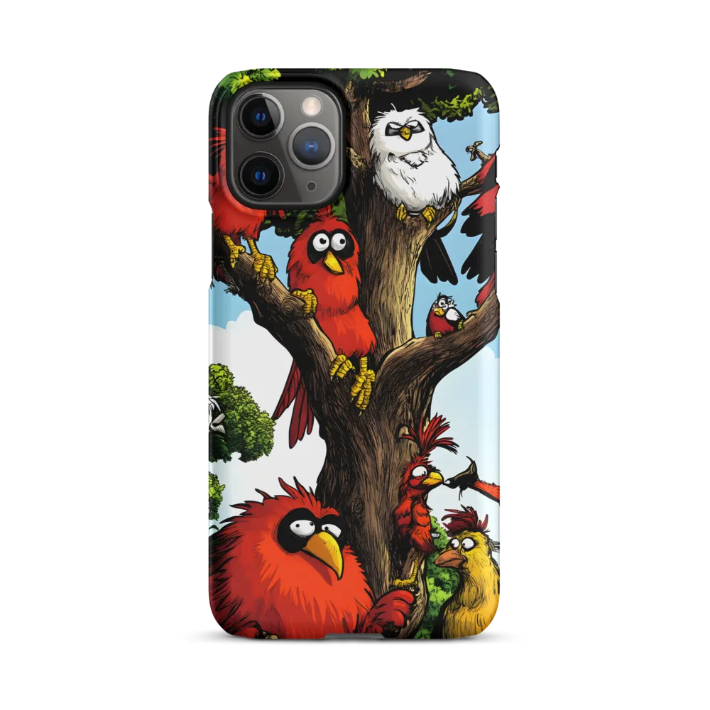 Whimsical Avian Gathering