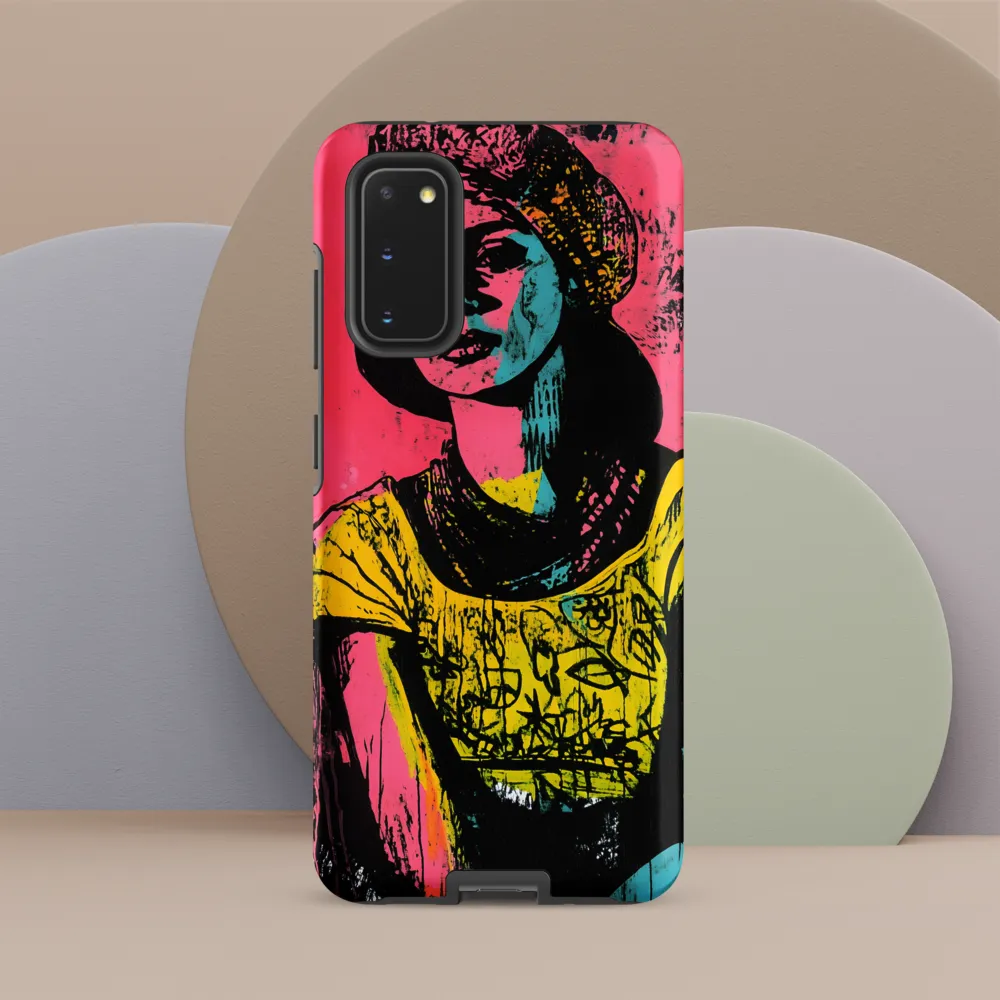 Urban Elegance: A Graffiti Portrait