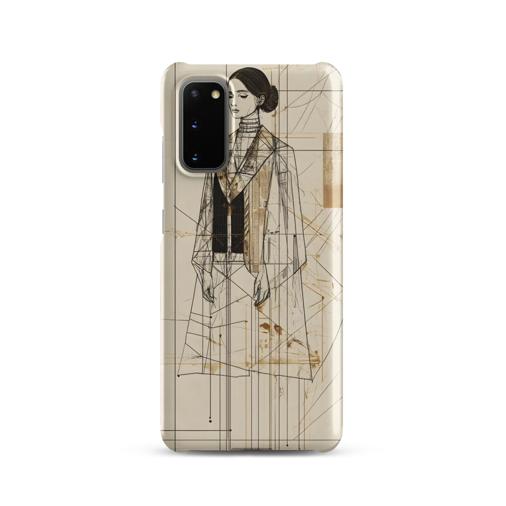 Elegance in Lines | Phone Case |  S20 | Snap Case | Matte
