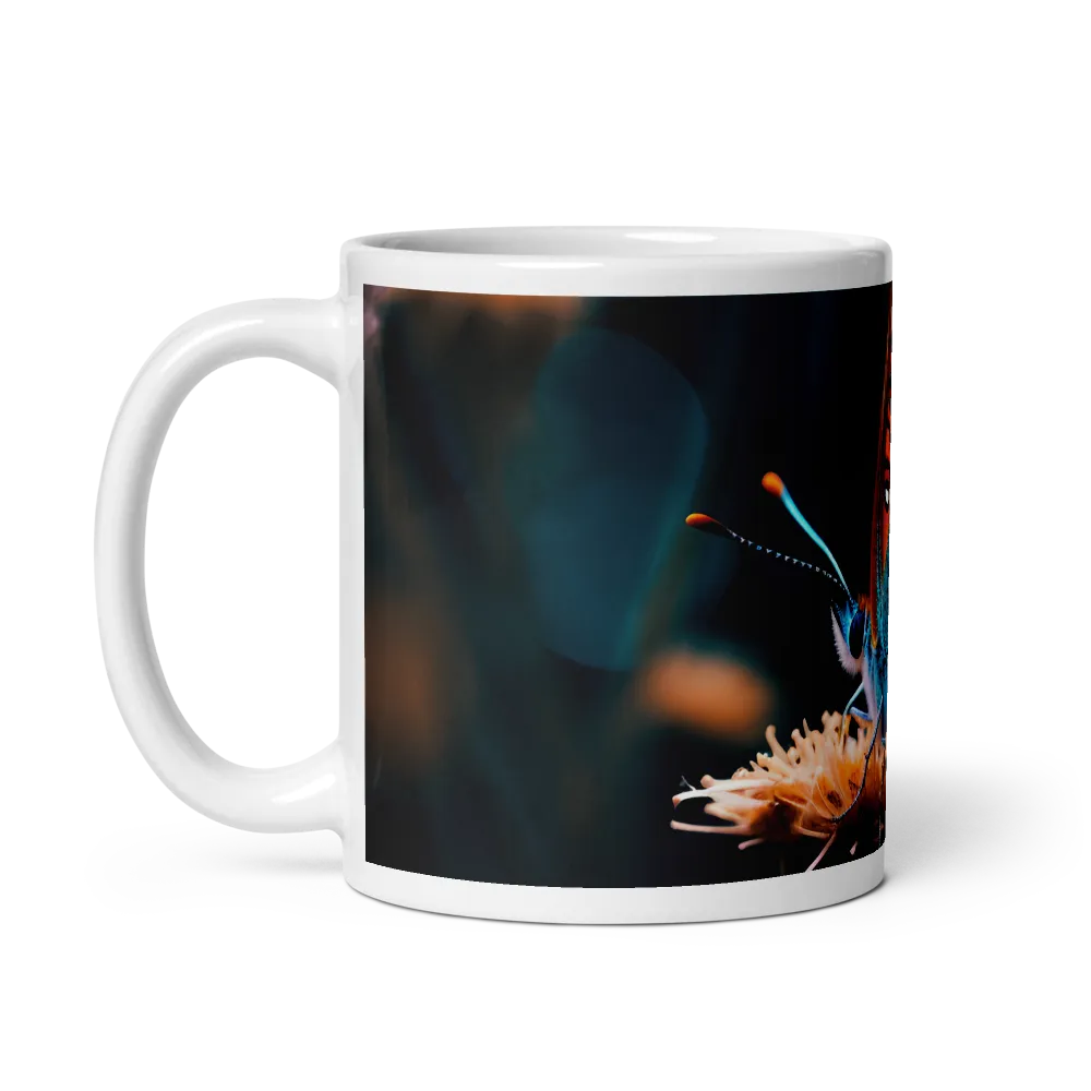 Whispers of Color: The Butterfly's Embrace | Mug with White inside | 11 oz