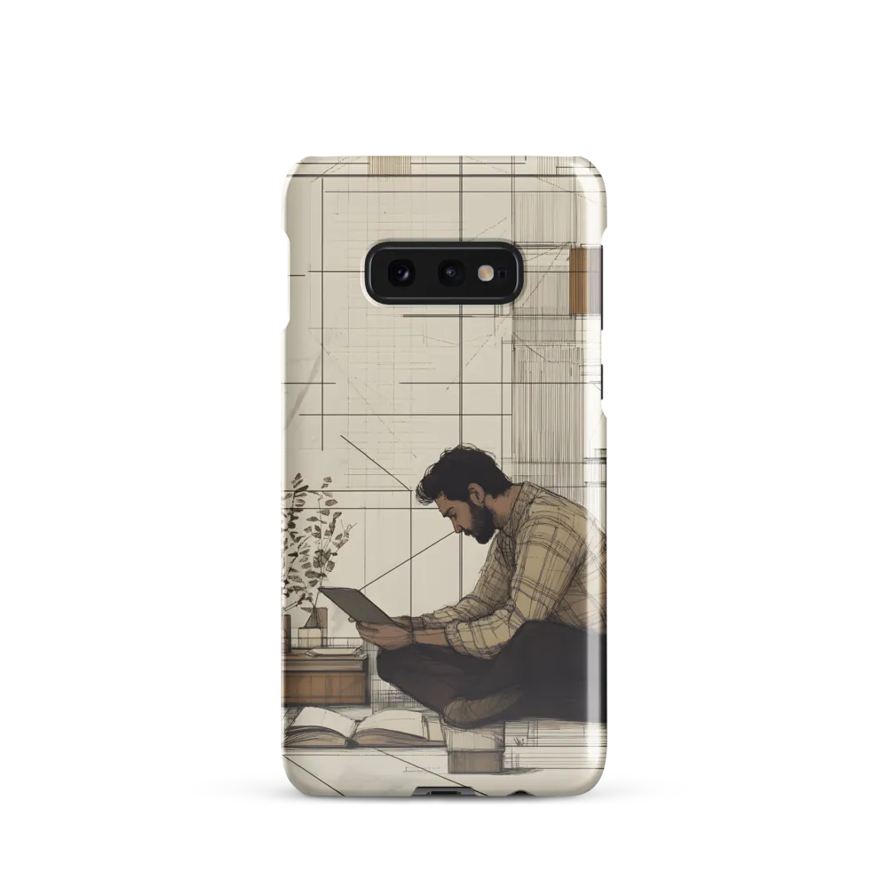 Quiet Reflections in Line | Phone Case |  S10e | Snap Case | Glossy