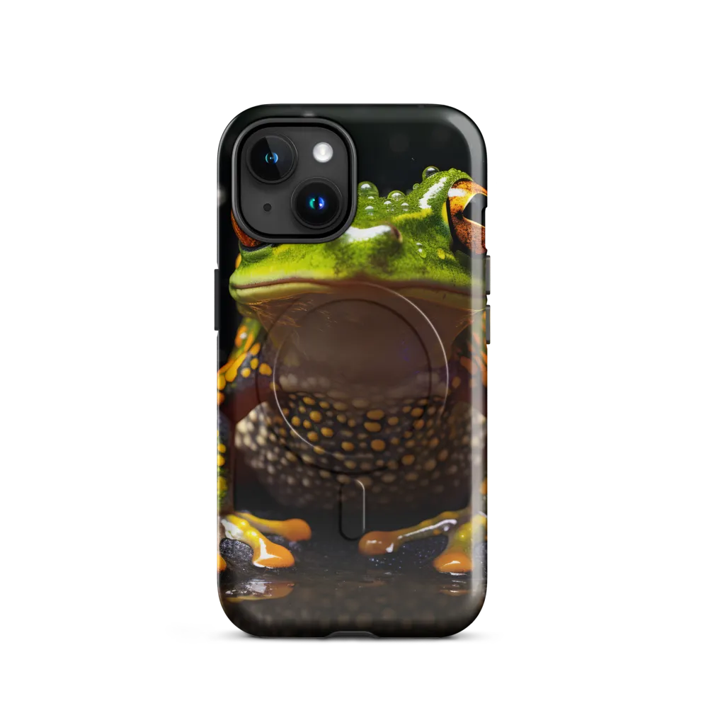 Emerald Elegance: The Frog in Focus