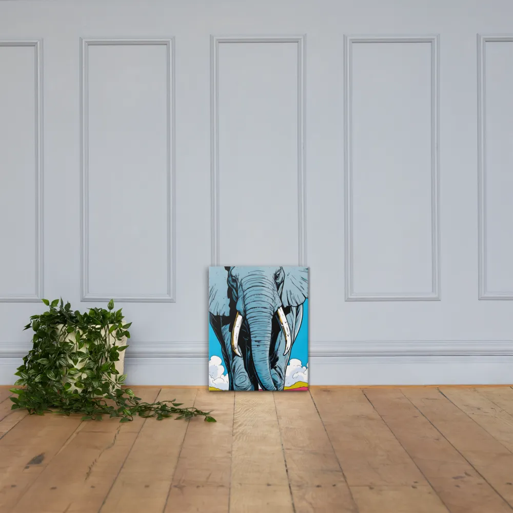 Majestic Presence: The Elephant | Canvas | 16″×20″