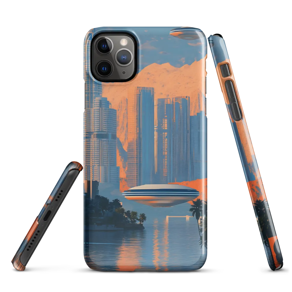 Futuristic Horizons: A Sci-Fi Cityscape | Phone Case |  11 Pro Max | Snap Case | Glossy