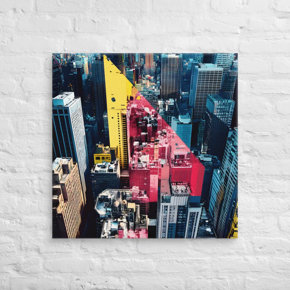 Dynamic Urban Symphony | Canvas | 30″×30″