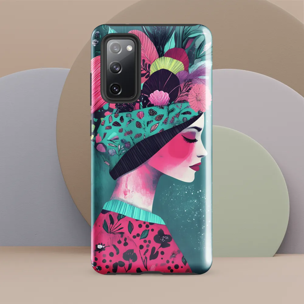 Whimsical Floral Portrait