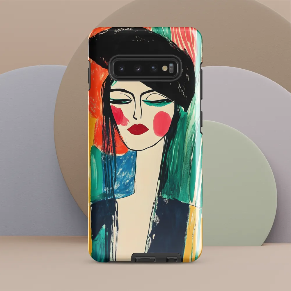 Portrait of Confidence | Phone Case |  S10 Plus | Tough Case | Glossy