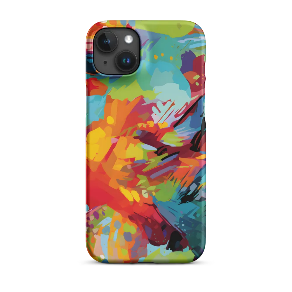 Colorful Lizard: An Abstract Adventure | Phone Case |  15 Plus | Snap Case | Matte