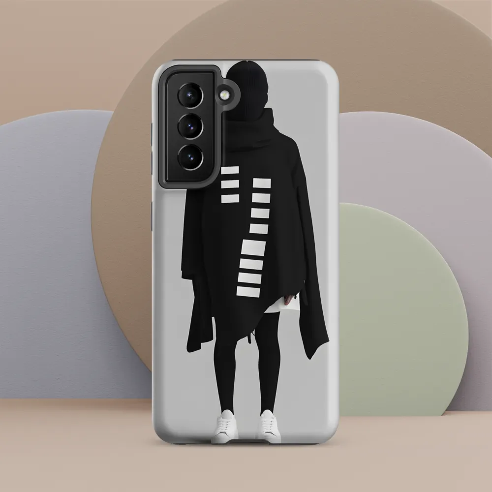 Enigmatic Layers: A Study in Minimalist Fashion