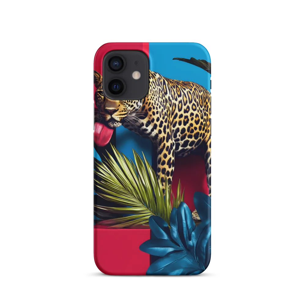 Playful Leopard in Vibrant Paradise
