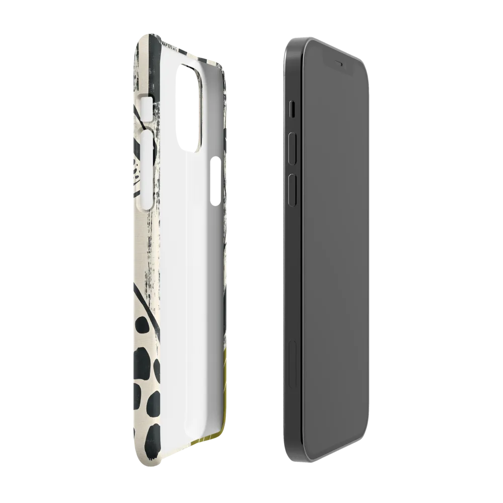 Leopard in Silhouette: A Modern Appeal | Phone Case |  12 | Snap Case | Glossy