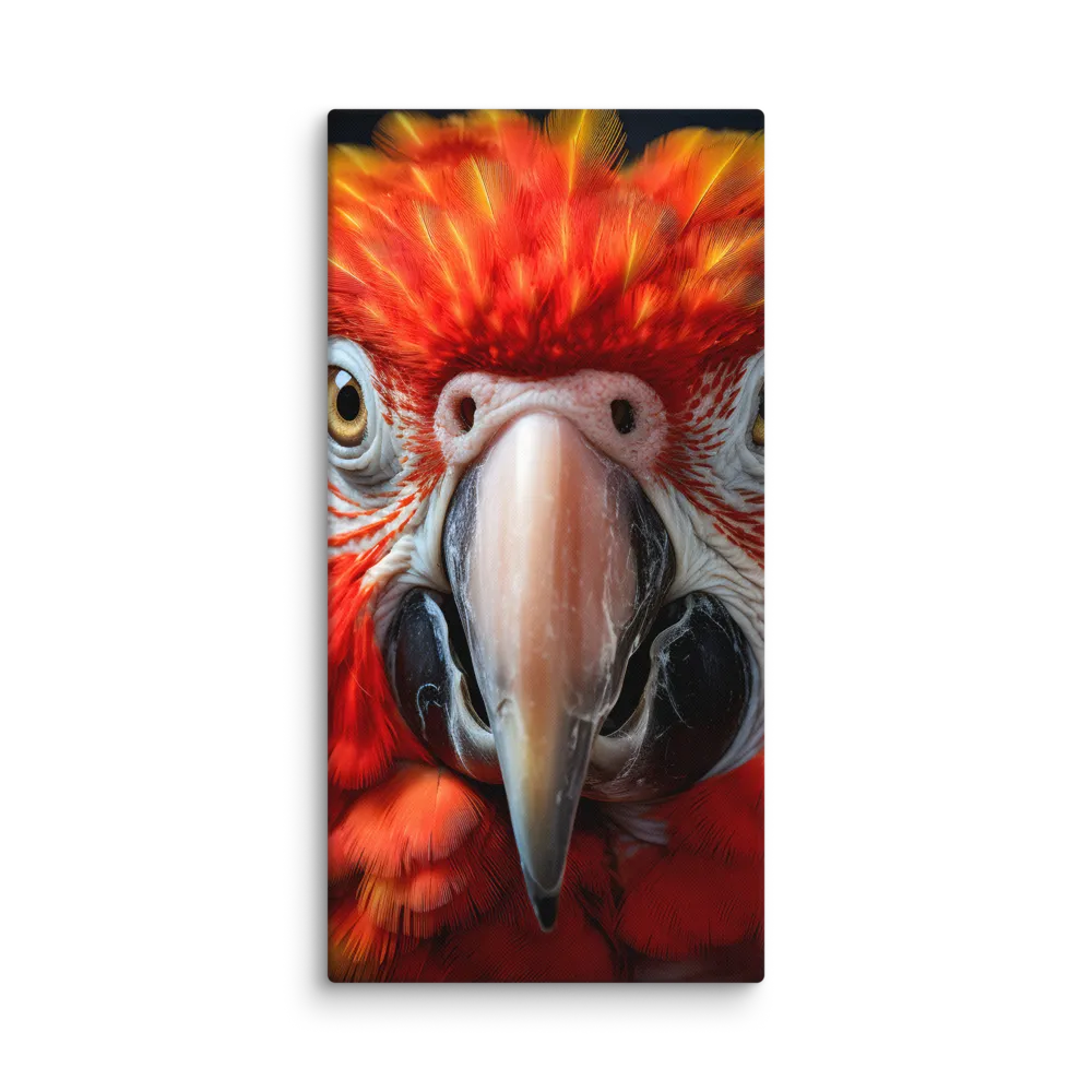 The Fiery Gaze of the Parrot