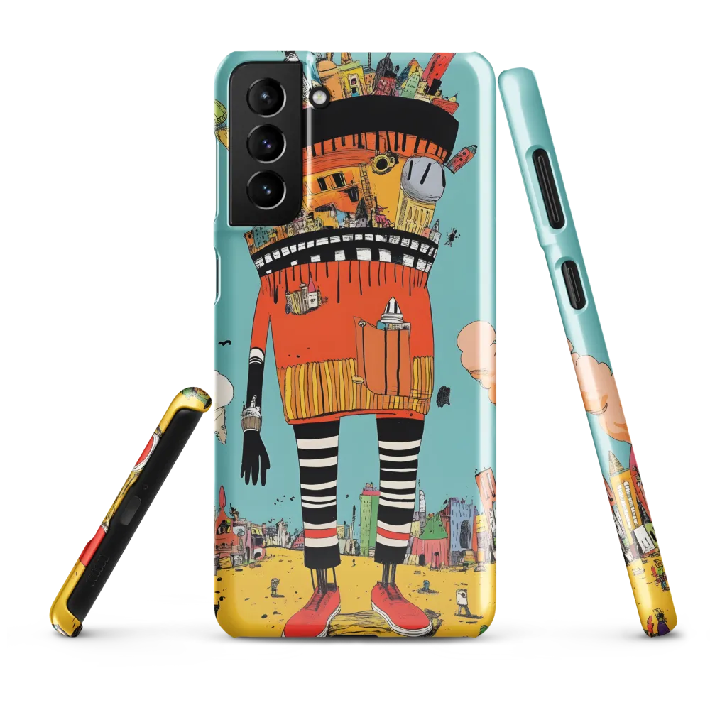 Urban Fantasia: A Whimsical Encounter | Phone Case |  S21 Plus | Snap Case | Glossy