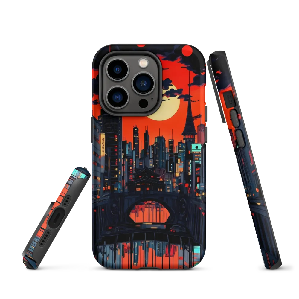 Nightfall in a Neon City