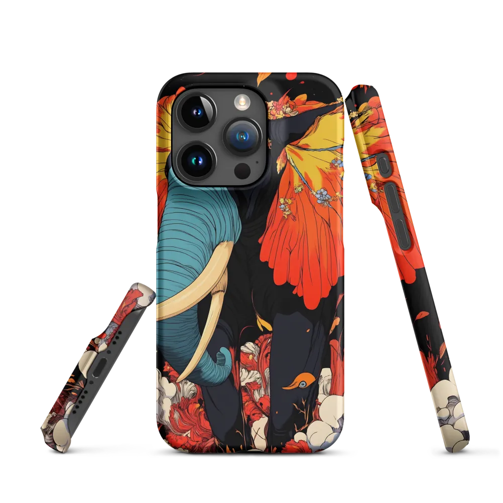 Majesty of the Floral Elephant | Phone Case |  15 Pro | Snap Case | Matte