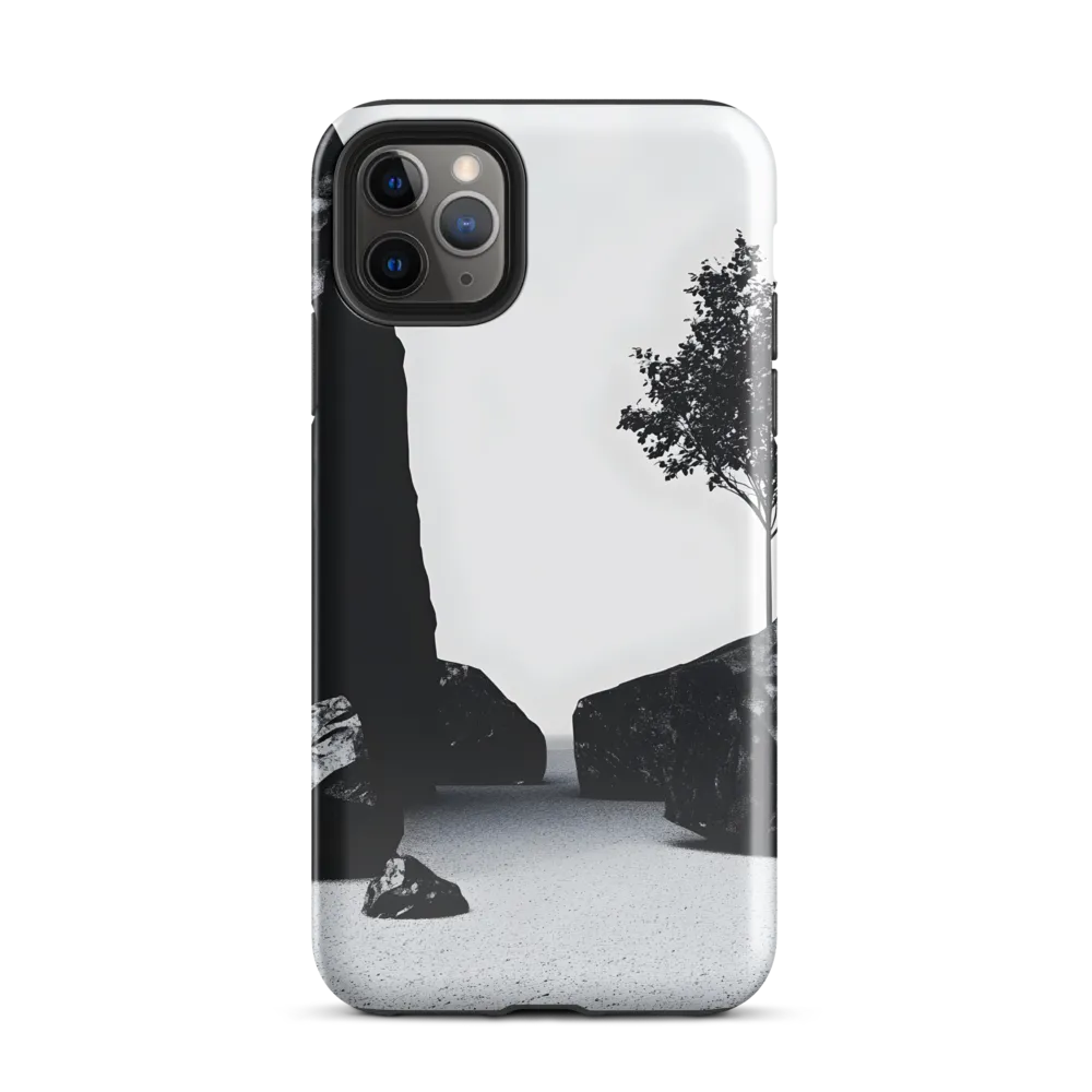 Serenity in Monochrome | Phone Case |  11 Pro Max | Tough Case | Glossy