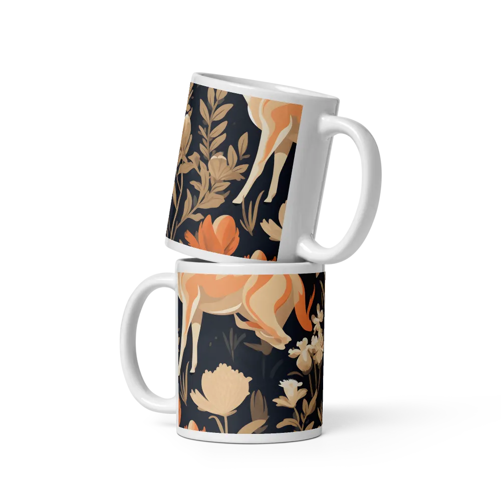 Floral Harmony: A Dance in the Dark | Mugs | Multiple Sizes & Colors