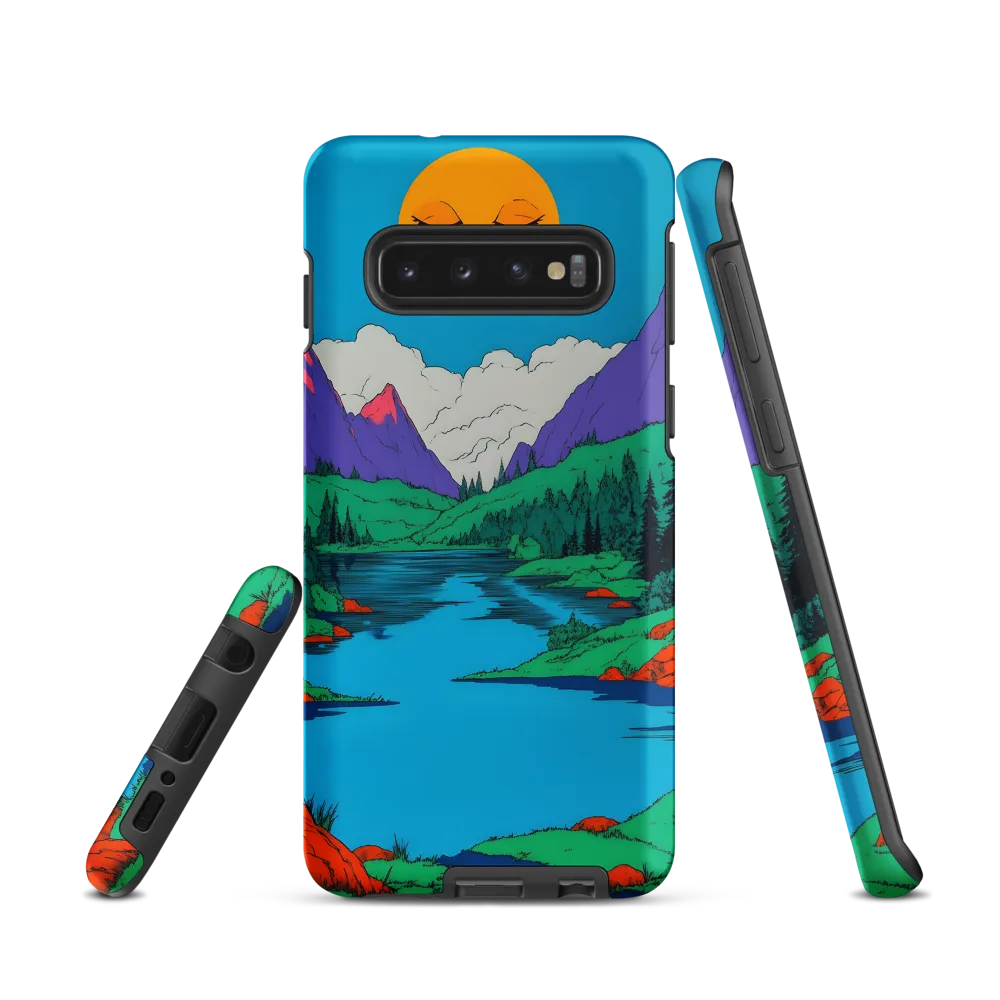 Whimsical Serenity in Vibrant Colors