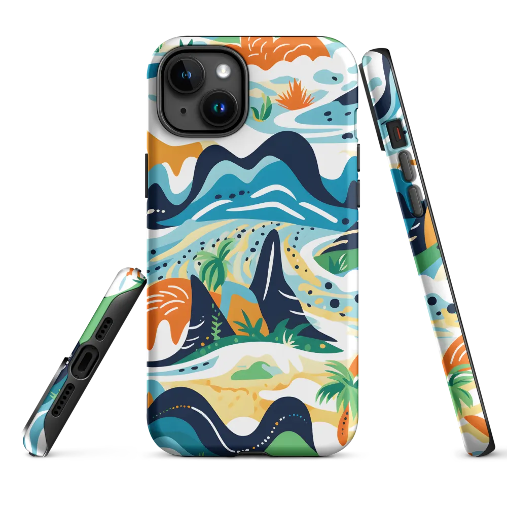 Abstract Tropical Landscape