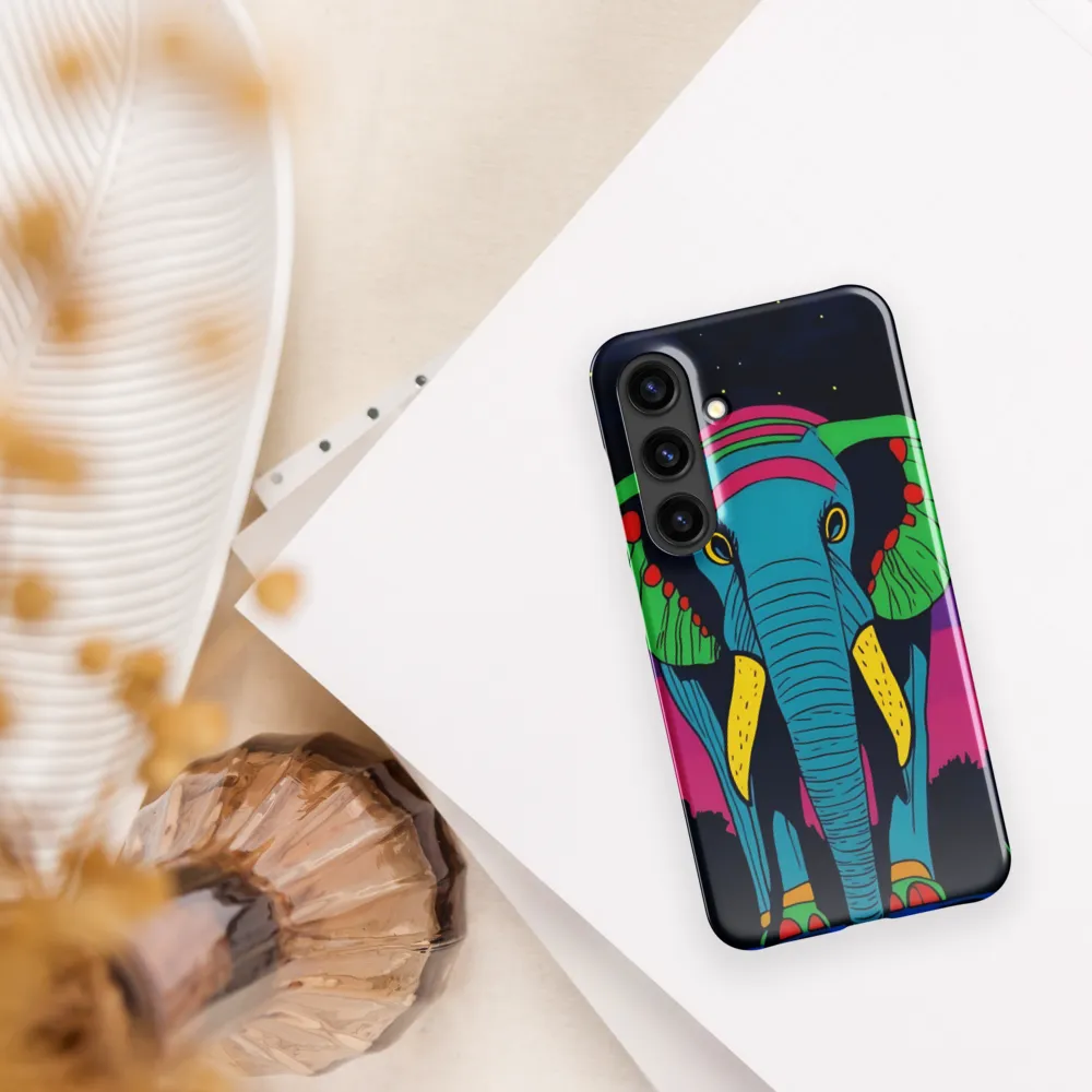 Whimsical Majesty: The Vibrant Elephant