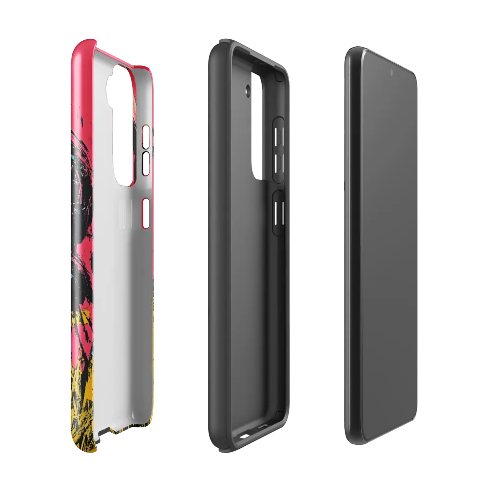 Flamingo Duet: A Pop Art Expression | Phone Case |  S21 | Tough Case | Glossy
