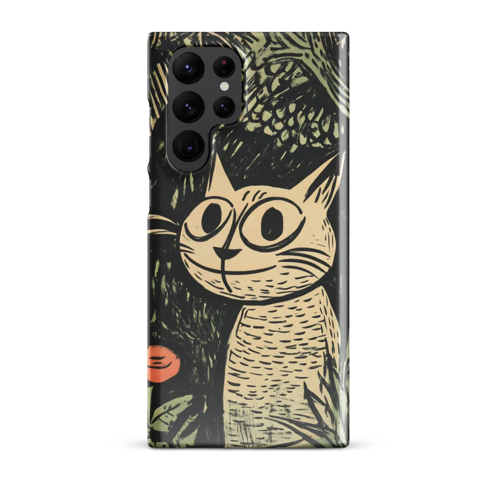 Whimsical Cat in the Forest