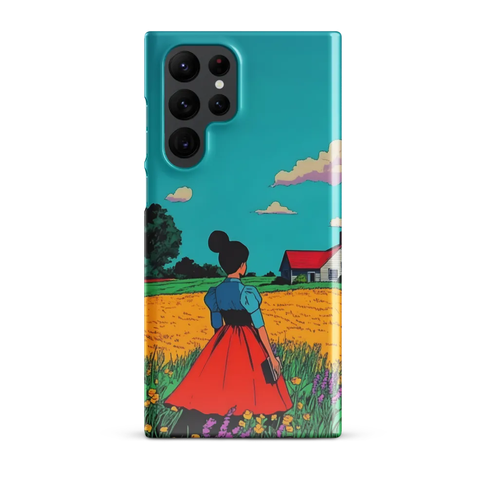 Whispers of a Sunlit Meadow | Phone Case |  S22 Ultra | Snap Case | Glossy