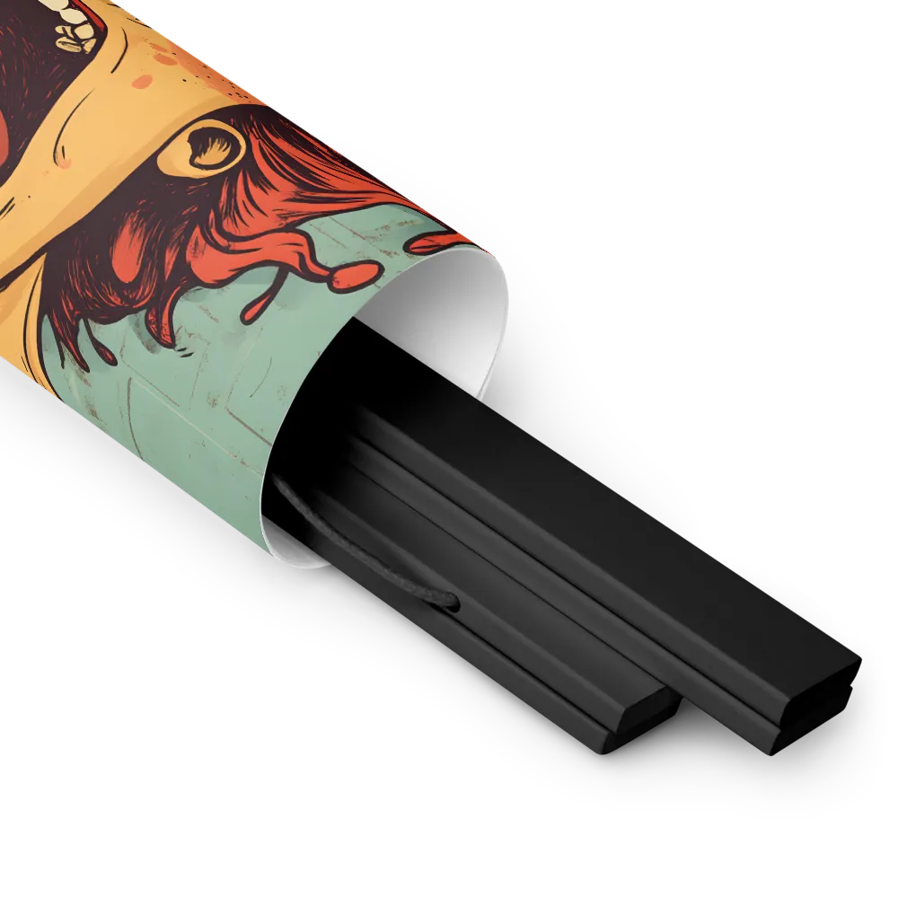 Fury Unleashed | Poster With Black Wood Hanger | 10″×10″