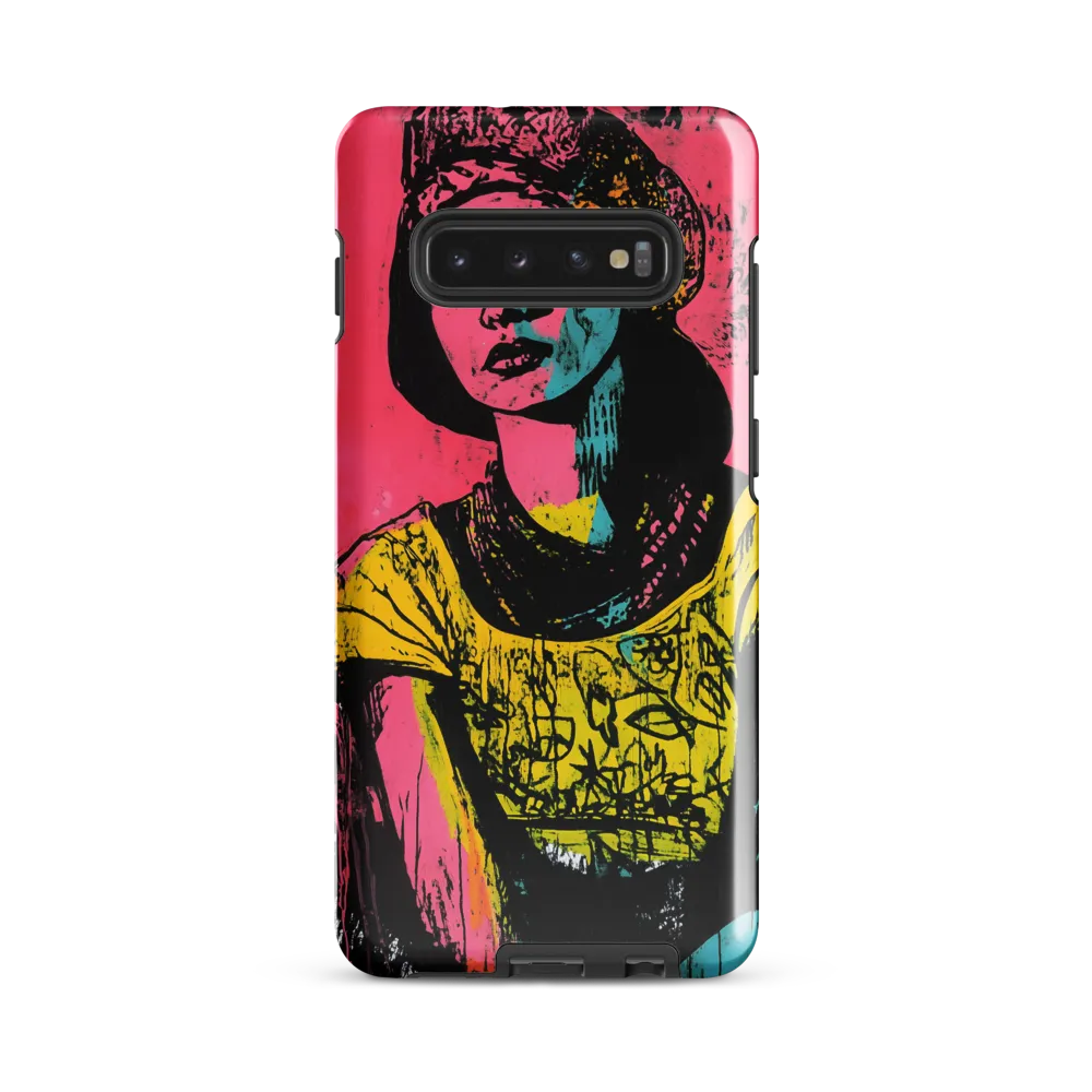 Urban Elegance: A Graffiti Portrait | Phone Case |  S10 Plus | Tough Case | Glossy