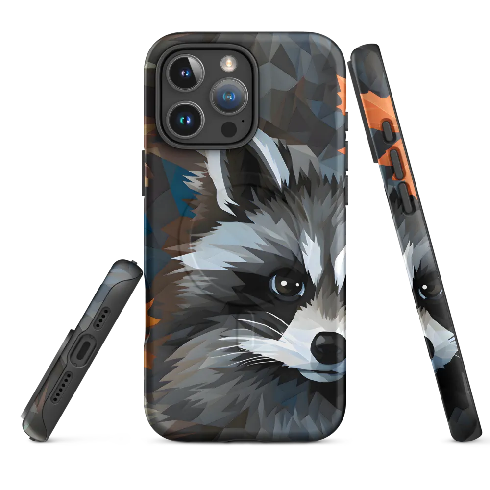 Whispers of Autumn: The Raccoon's Gaze