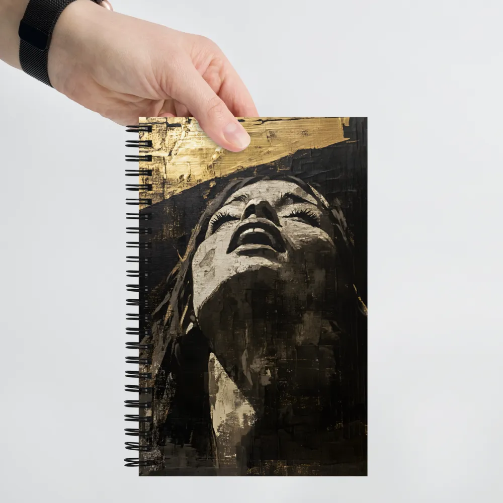 Transcendence in Gold | Spiral Notebook