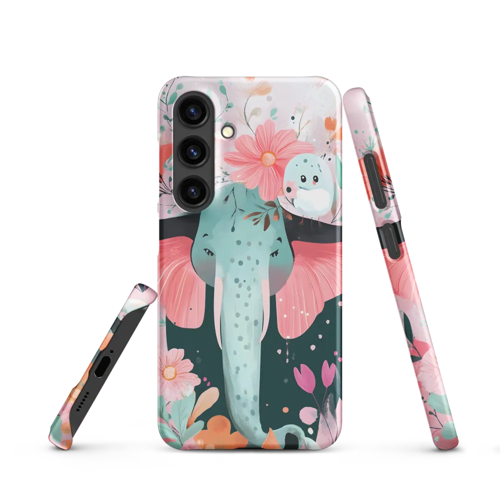 Whimsical Elephant in Bloom