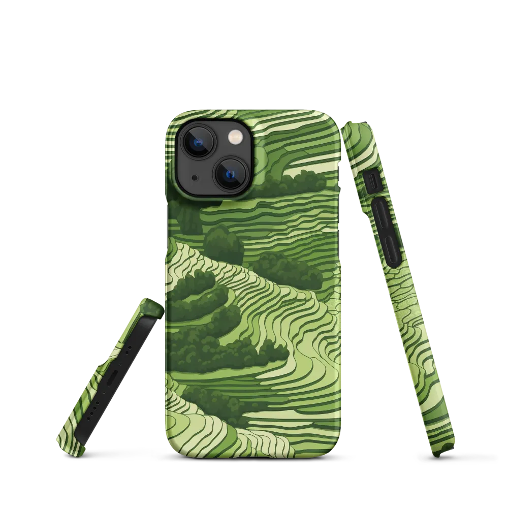 Waves of Green: An Abstract Landscape
