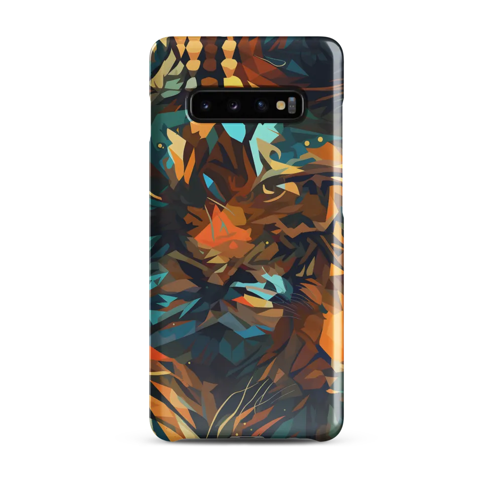 Wild Symphony: Abstract Tigers | Phone Case |  S10 Plus | Snap Case | Glossy