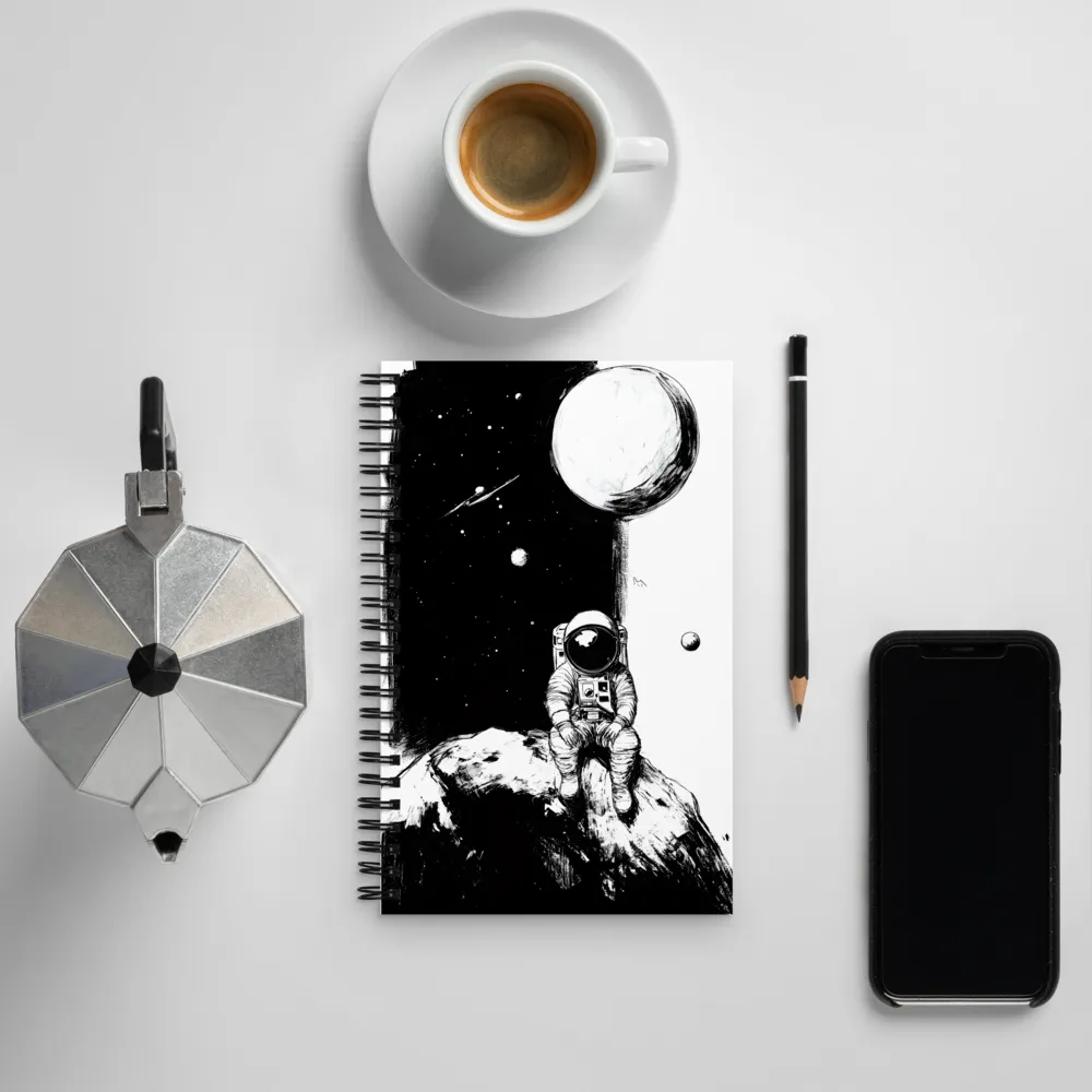 Solitude in the Cosmos | Spiral Notebook