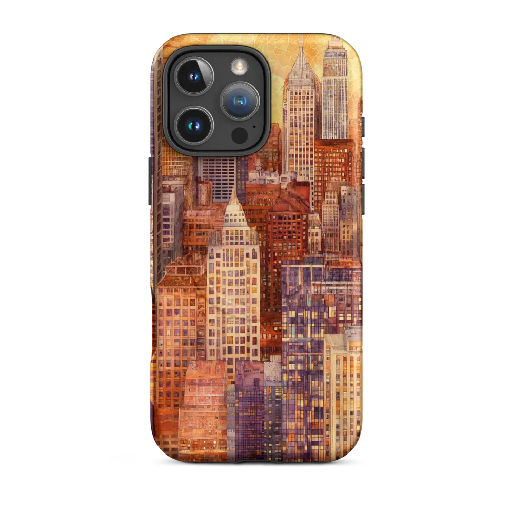 Golden Hour Over the City | Phone Case |  16 Pro Max | MagSafe® Tough Case | Matte