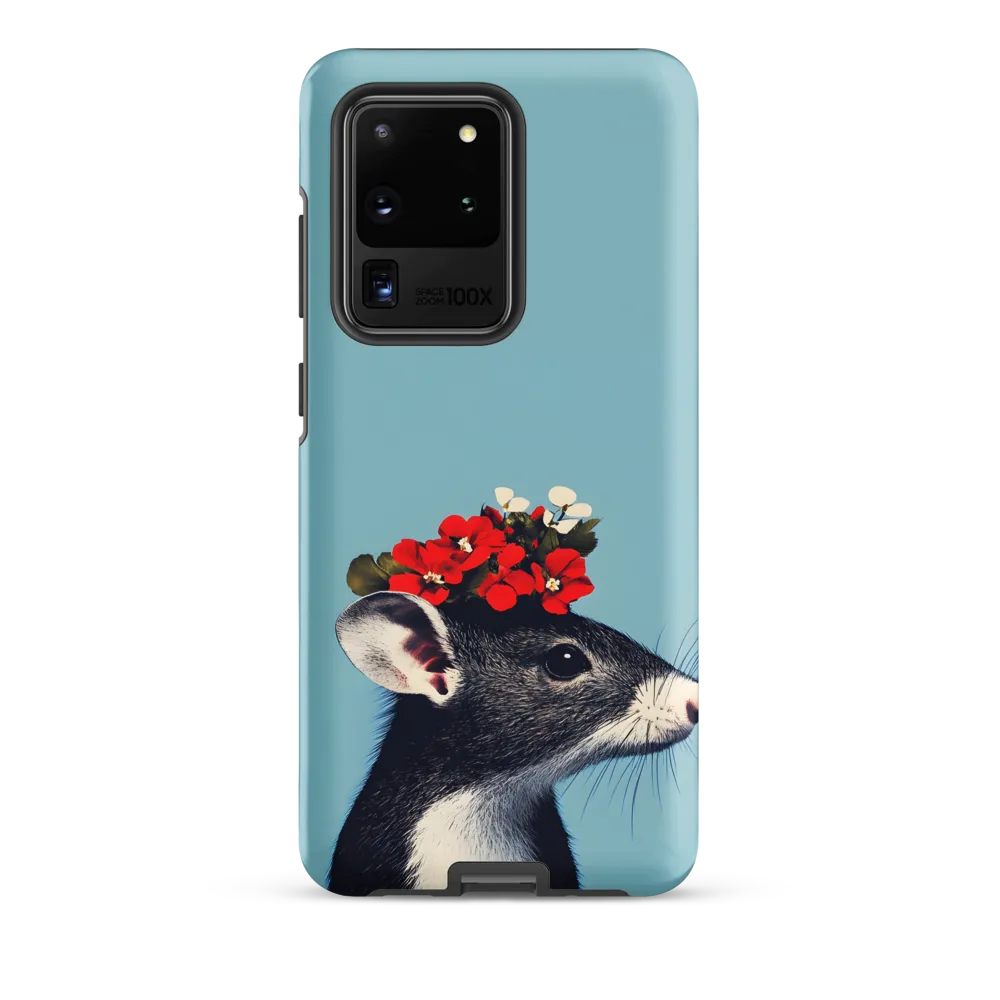 Whimsical Flora: A Mouse's Floral Crown