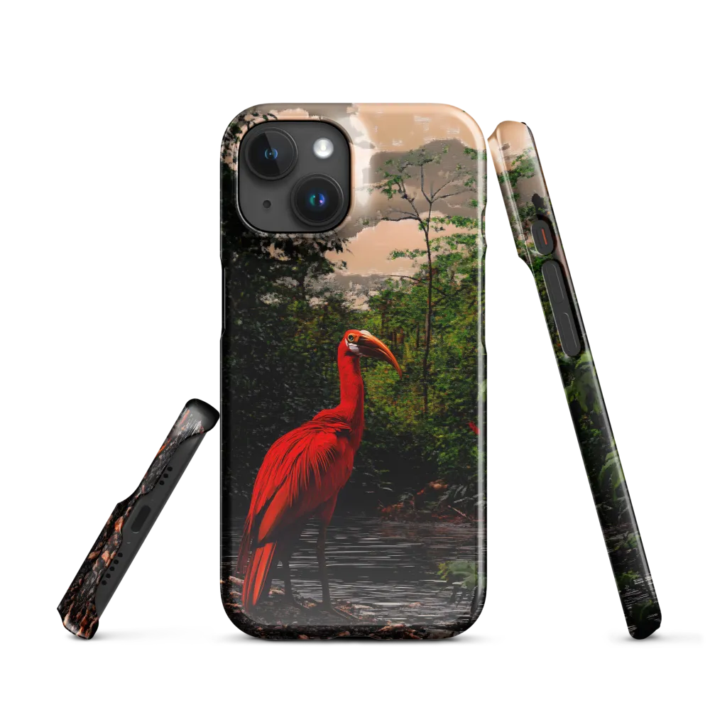 Enigmatic Elegance: The Scarlet Observer