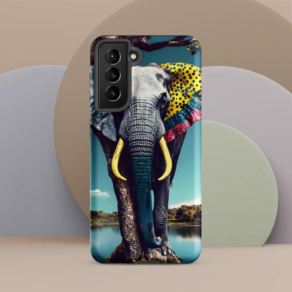 Playful Elegance: The Surreal Elephant