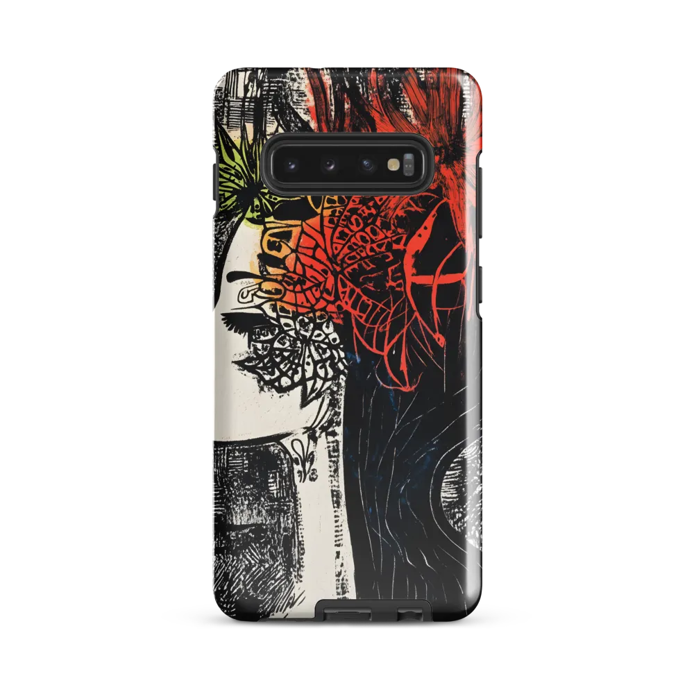 Harmonious Flora: A Portrait of Nature | Phone Case |  S10 Plus | Tough Case | Glossy