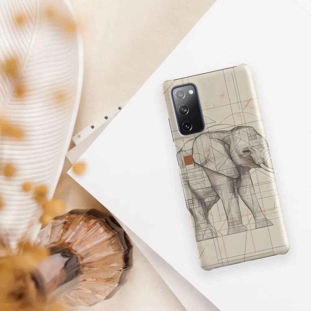 Geometric Elegance: The Steel Elephant