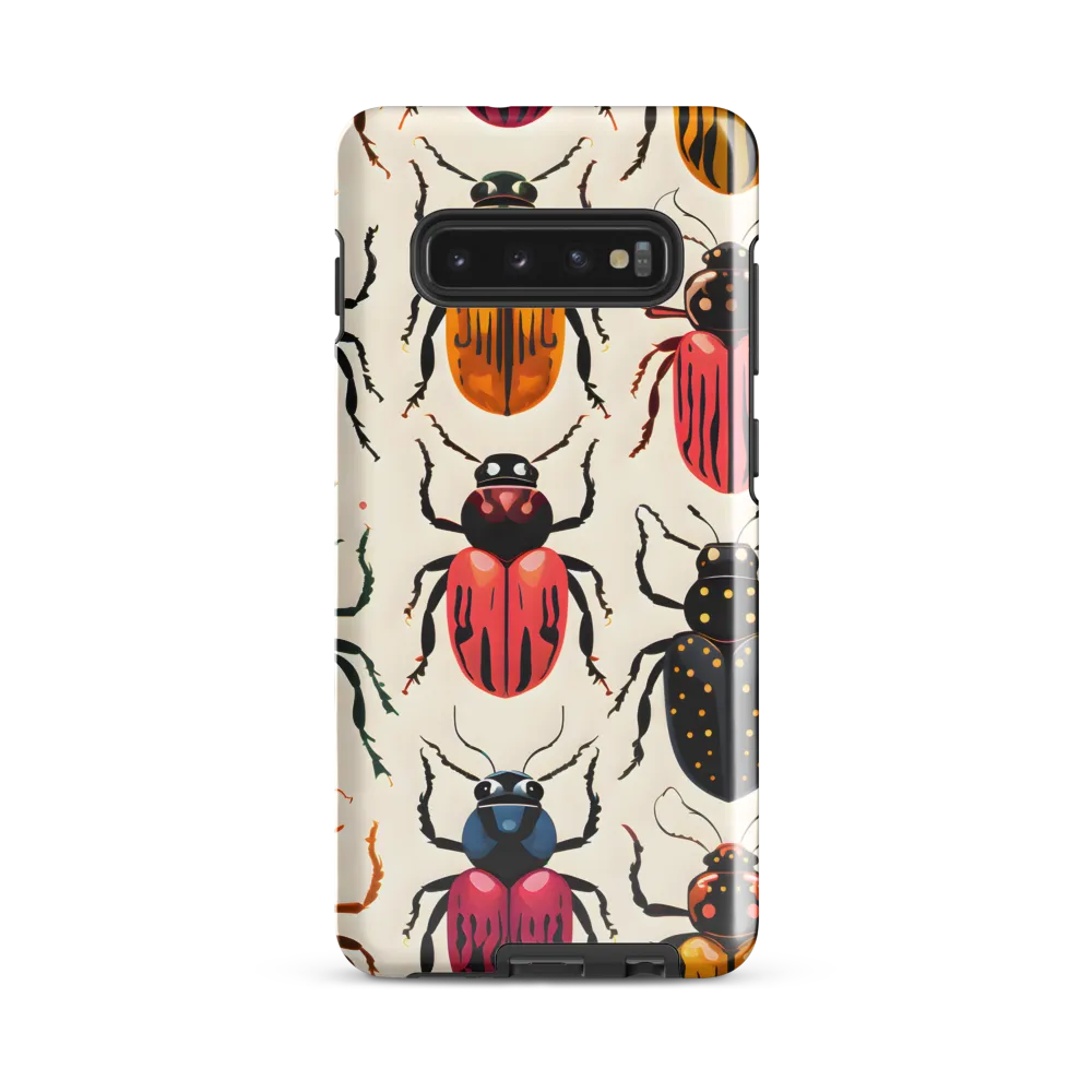 Beetle Mosaic: A Colorful Exploration of Insects | Phone Case |  S10 Plus | Tough Case | Glossy