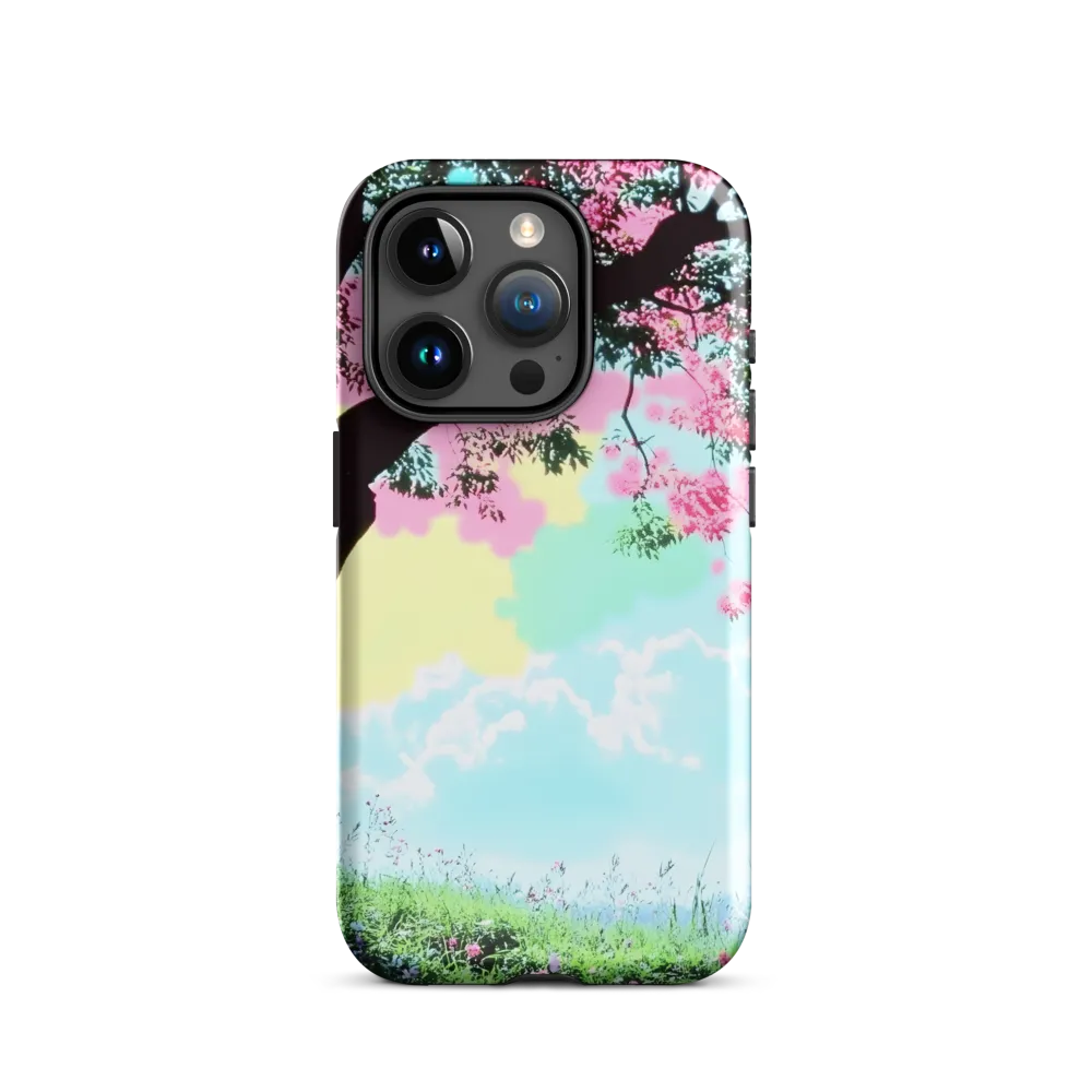 Pastel Dreams: A Surreal Tree Landscape