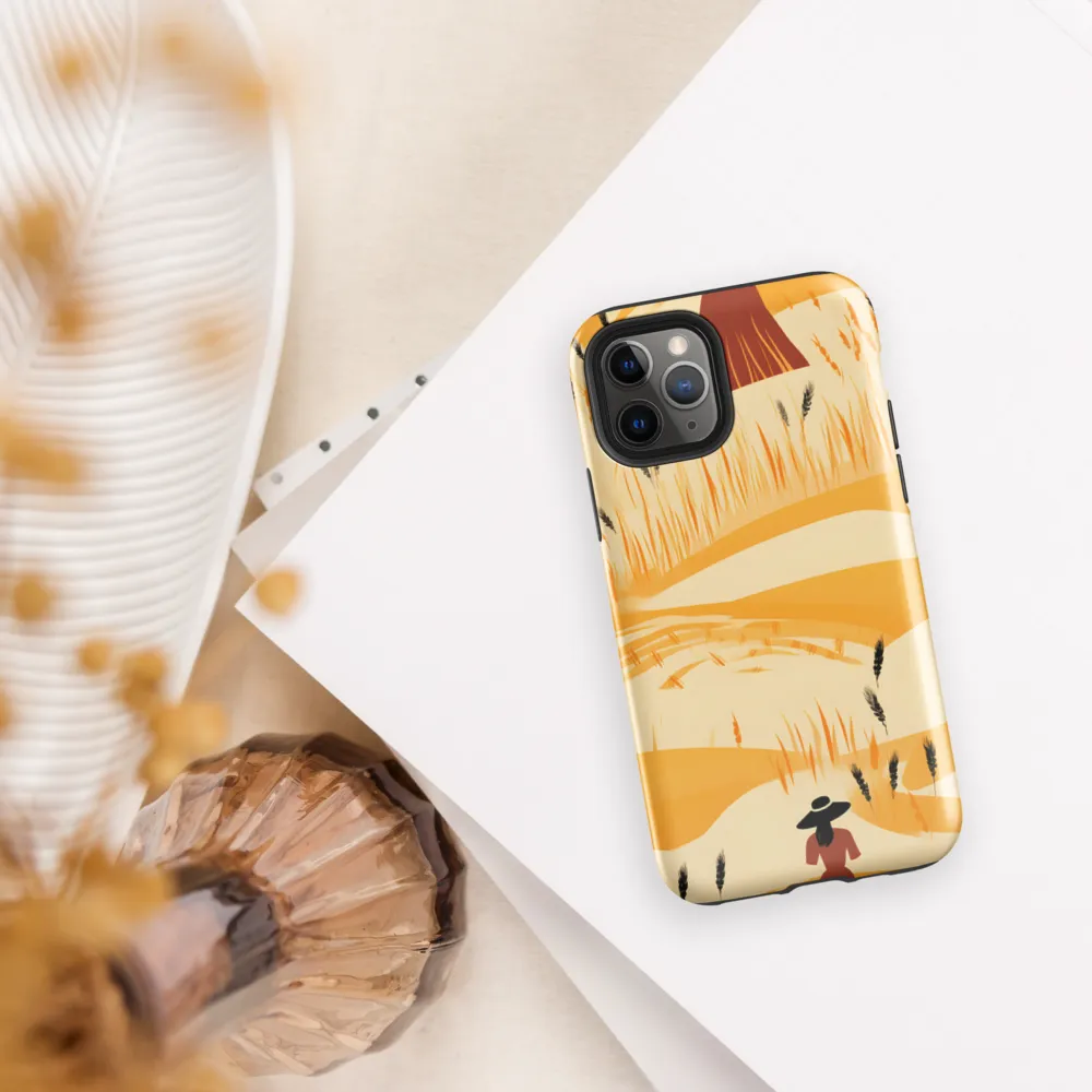 Embracing the Fields: A Floral Journey | Phone Case |  11 Pro | Tough Case | Glossy